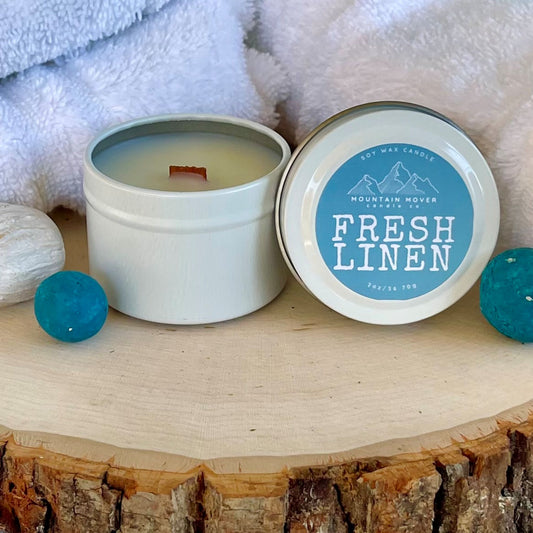 Fresh Linen 2 oz Mini Candle