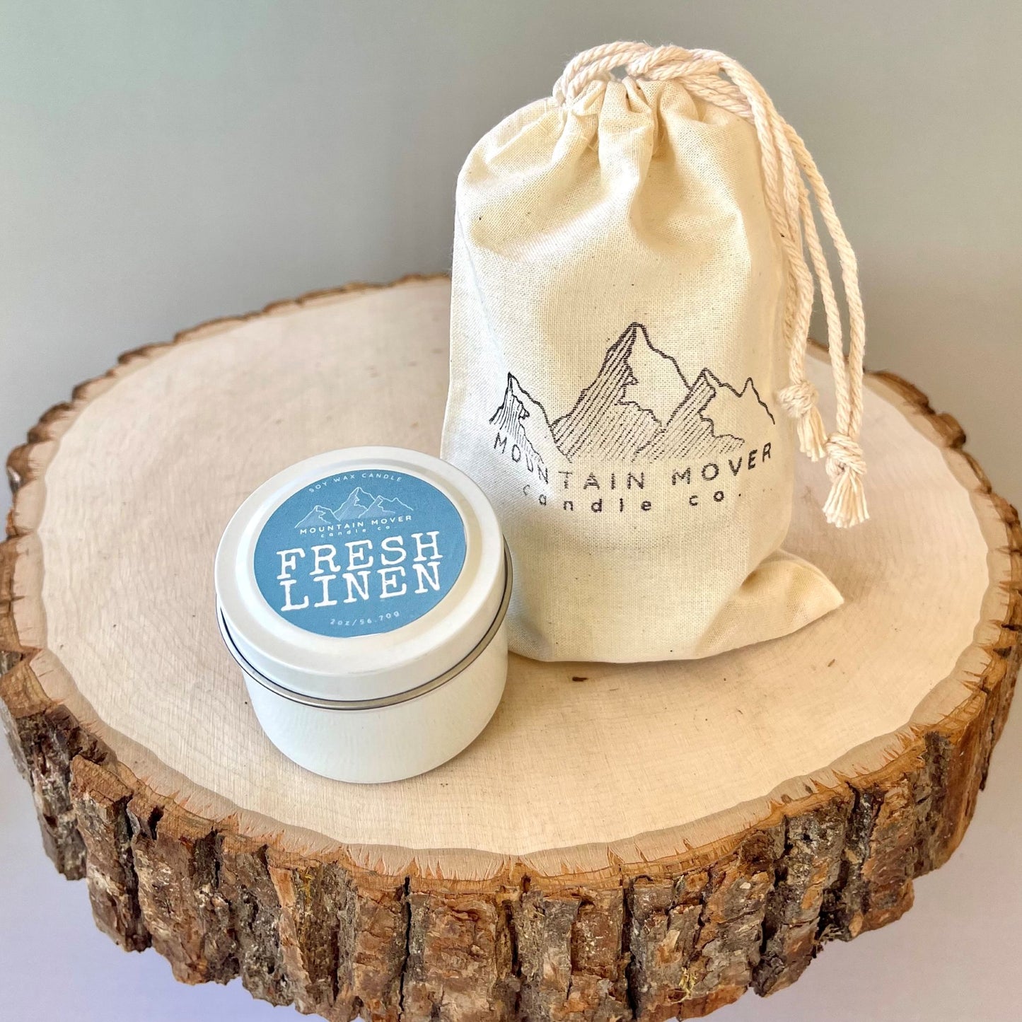 Fresh Linen 2 oz Mini Candle