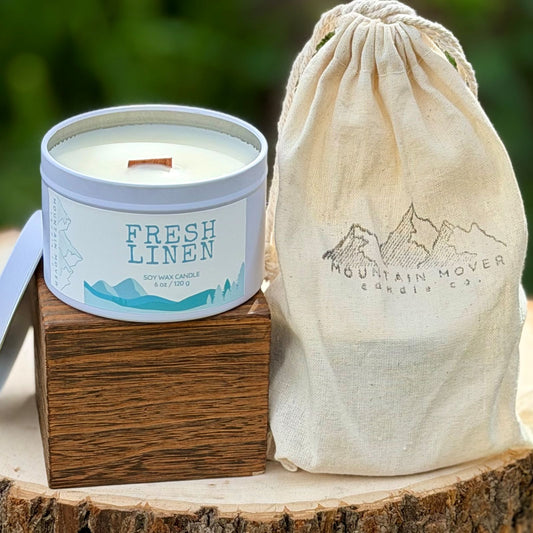 Fresh Linen 6 oz Candle