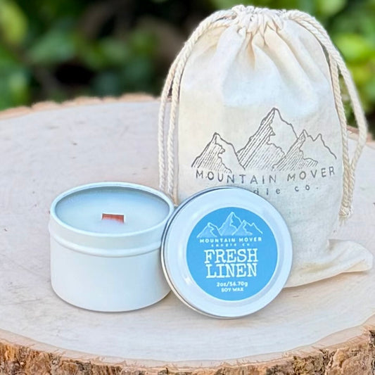 Fresh Linen 2 oz Mini Candle