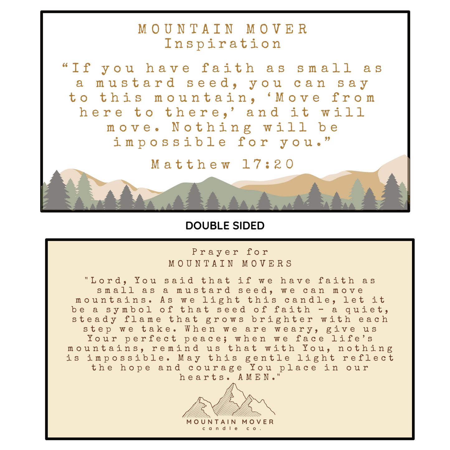 Mountain Mover 10 oz Candle
