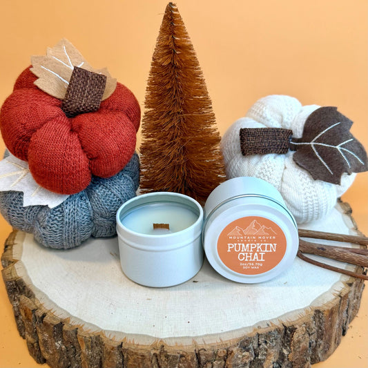 Pumpkin Chai 2 oz Mini Candle