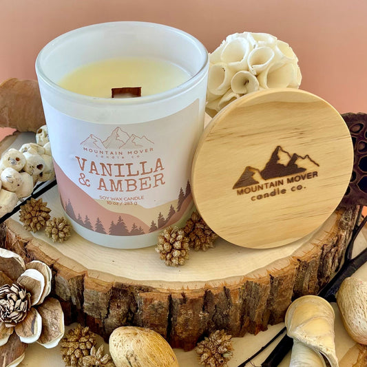 Vanilla & Amber 10 oz Candle