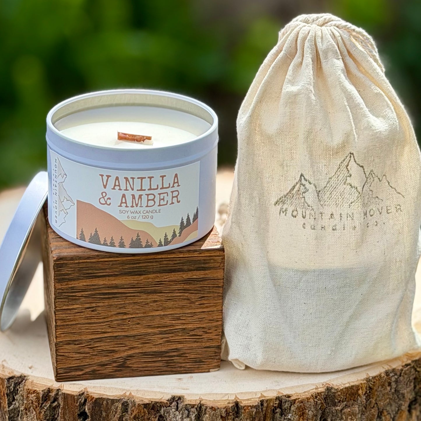 Vanilla & Amber 6 oz Candle