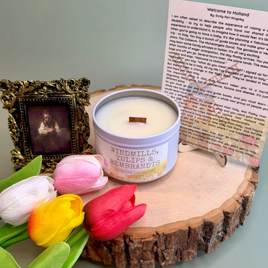 Windmills, Tulips & Rembrandts 6 oz Candle
